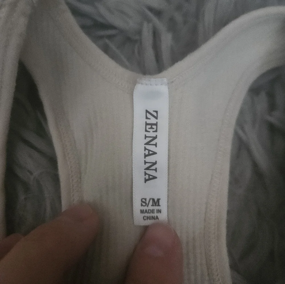 Zenana Ribbed Racerback Tank Top - Picture 3 of 4